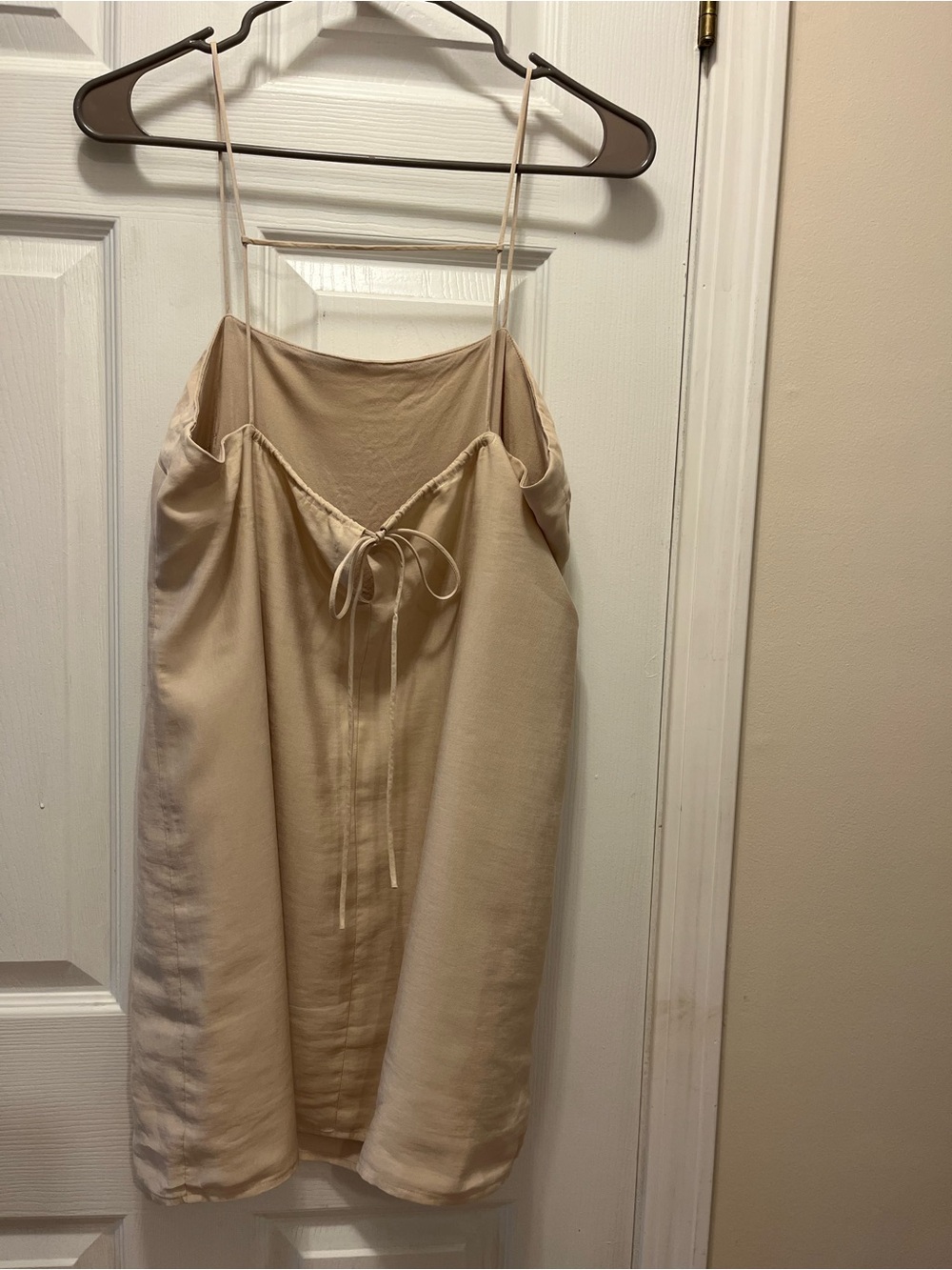 Gianni Bini Mini Dress - Light Beige size Small - Picture 6 of 12